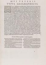 Ortelius, Aevi veteris, Typus Geographicus.