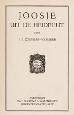 Zoomers-Vermeer, Joosje uit de Heidehut.