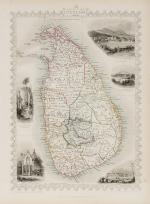 Tallis, Ceylon (British Ceylon) - with Vignettes and illustrations