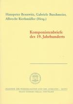 Bennwitz, Komponistenbriefe des 19. Jahrhunderts.