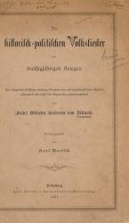 Ditfurth, Die historisch-politischen Volkslieder des dreissigjährigen Krieges.