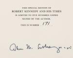 Schlesinger Jr., Robert Kennedy and his Times.