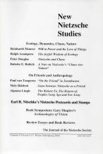 Allison, New Nietzsche Studies: Ecology, Dynamics, Chaos Nature.