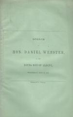 Webster, Speech of Hon. Daniel Webster