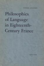 Juliard, Philosophies of Language in Eighteenth-Century France.