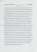 [Bacon, Francis Bacon: Face-Peeler. - Five (5) - page-essay by John Minihan.