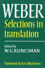 Weber, Selections in translation.