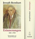 Bernhart, Erinnerungen 1881-1930.