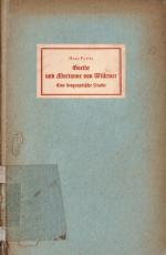Sammlung mit Sekundärliteratur zu Goethe / Collection of Literary Criticism on Goethe
