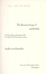 Sammlung mit Sekundärliteratur zu Goethe / Collection of Literary Criticism on Goethe