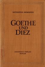 Sammlung mit Sekundärliteratur zu Goethe / Collection of Literary Criticism on Goethe
