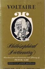 Voltaire. Philosophical Dictionary.