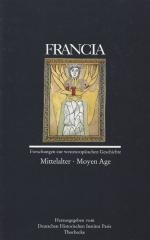 FRANCIA - Forschungen zur Westeuropäischen Geschichte. Band 26/1 (1999): Mittelalter - Moyen Age.