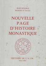 Leclercq, Nouvelle Page d'Histoire Monastique - Histoire de L'A.I.M.