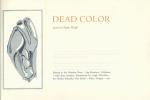 Charles Wright - Dead Color. Poems.