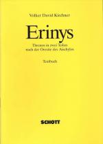 Kirchner, Erinys. Textbuch.