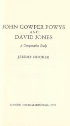 [Jones, John Cowper Powys and David Jones - A Comparative Study.