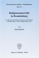 Heckel, Religionsunterricht in Brandenburg.