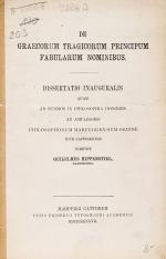 Hippenstiel, De Graecorum Tragicorum Principum Fabularum Nominibus.