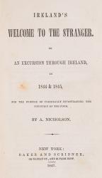 Asenath Nicholson, Ireland's Welcome To The Stranger or An Excursion through Ire