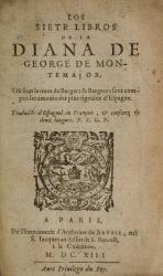 Montemayor, Los Siete Libros de la Diana de George de Montemajor.