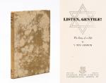 Ben Aharon, Listen, Gentile ! - The Story of a Life.