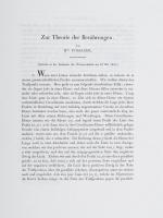 Friedrich Theodor Poselger – Zur Theorie der Berührungen.