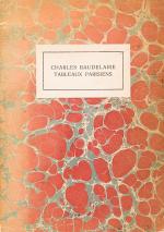 [Walter Benjamin] - Charles Baudelaire - Tableaux Parisiens. Deutsche Übertragun