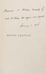Henry Grattan - A Historical Study [Inscribed by the author to Nichols Murphy, Esq.].