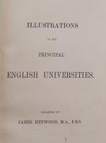 Heywood, Illustrations of the Principal English Universities. [With several Aqua