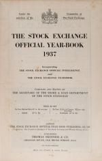 [Skinner, The Stock Exchange Official Year-Book 1937 [Yearbook]