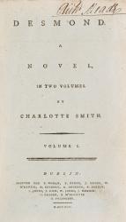 Charlotte Smith, Desmond - A Novel in Two Volumes.