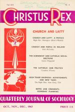 McKevitt, Christus Rex – An Irish Quarterly Journal of Sociology. A Collection o