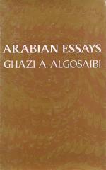 Algosaibi, Arabian Essays [Inscribed and signed by the Saudi Arabian Author Ghaz