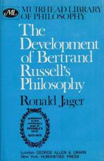 [Willard Van Orman Quine] / Ronald Jager, The Development of Bertrand Russell's Philosophy.