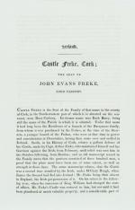 Evans-Freke, Collection of Books and Art with a relation to Castle Freke