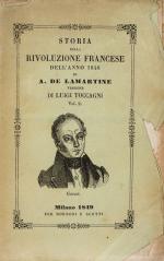 De Lamartine, Storia della Rivoluzione Francese dell’anno 1848.