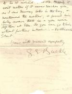 [Luke, Manuscript Letter Signed (MLS) by english editor and biographer George Earle Buckle to Sir Harry Luke