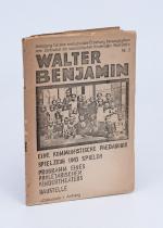Walter Benjamin, Eine Kommunistische Paedagogik: Spielzeug und Spielen