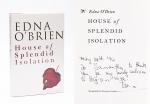 Edna O'Brien, House of Splendid Isolation [Signed and Inscribed]