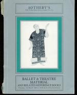 Sotheby's - Ballet and Theatre Material and Related Reference Books.
