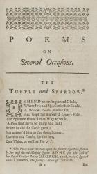 [John Morrison], Poems on Several Occasions by the late Matthew Prior.