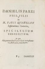 Quintilian – M. Fabii Quintiliani Institutionum Oratoriarum Libri duodecim