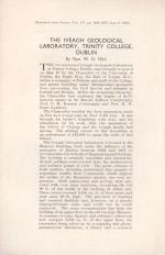 Collection of Printed Materials / Offprints / Publications / Papers, Essays by english geologist, William Daniel Gill (1916 – 1922). 