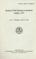 Collection of Printed Materials / Offprints / Publications / Papers, Essays by english geologist, William Daniel Gill (1916 – 1922). 