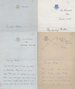 The Education of Sir Harry Luke, Four beautiful Manuscript Letters Signed