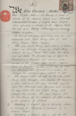 [Luke, Original Notary Document stating the change of the Family-Name from 