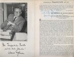 Collection of important [signed and inscribed] offprints and publications by Nobel Laureate Werner Forssmann