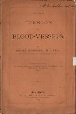 McDonnell, On the Torsion of Blodd-Vessels [Inscribed by the Author].