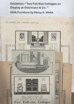 Percy A. Wells / May Morris – Manuscript Archive Material on Furniture Design with Letters, Drawings, Photographs and Books